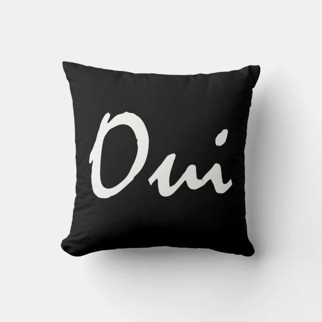 Oui - dekorativa kuddar (Framsida)
