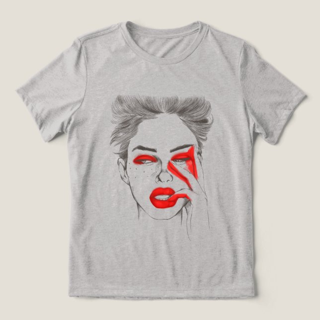 Oui Mon Cheri T-Shirt utan text (Design Framsida)