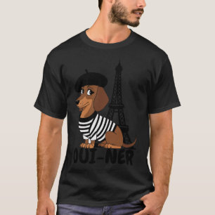 Oui-Ner Hund Rolig Dachshund Wiener Meme T Shirt