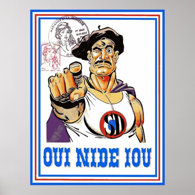 Oui nide Iou Poster (Framsidan)