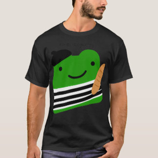 oui oui baguette fransk groda t shirt