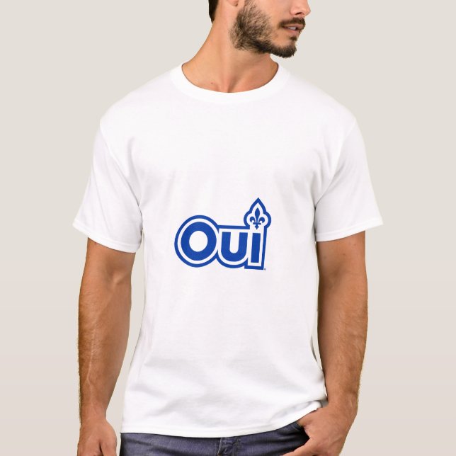 OUI Quebec-folkomröstning T Shirt (Framsida)
