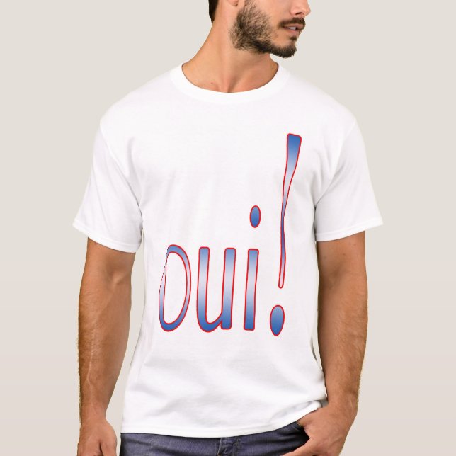 Oui! T-shirt (Framsida)