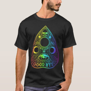 Ouija Board Planchette Gothic Paranormal Halloween T Shirt