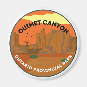 Ouimet Canyon Ontario Provinspark Magnet