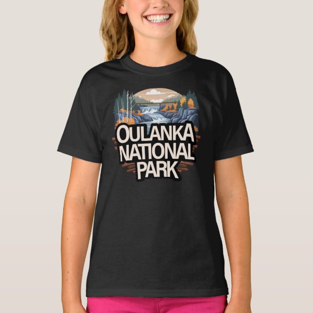 Oulanka nationalpark Finland T Shirt (Framsida)
