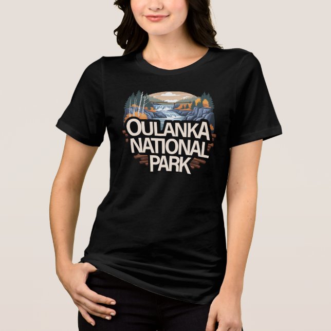 Oulanka nationalpark Finland T Shirt (Framsida)