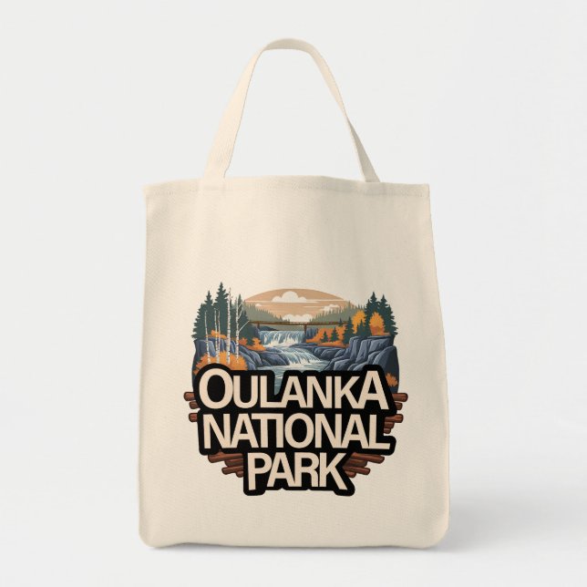 Oulanka nationalpark Finland Tygkasse (Framsidan)