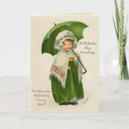 Ould Ireland Hälsning - Verse Inside Kort