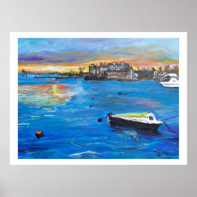 Oulton Broad Boats Poster (Framsidan)