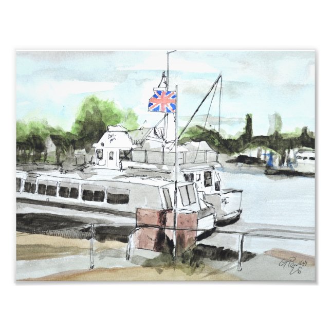 Oulton Broad  Fototryck (Framsidan)