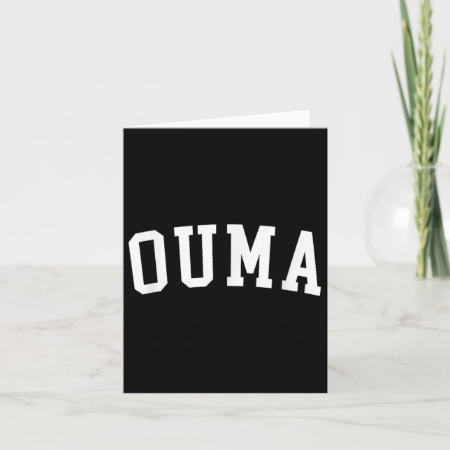 Ouma Kort (Framsida)