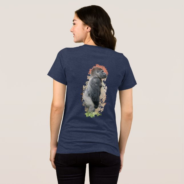 Oumbi Upright – Silverback Styrka T Shirt (Baksida Full)