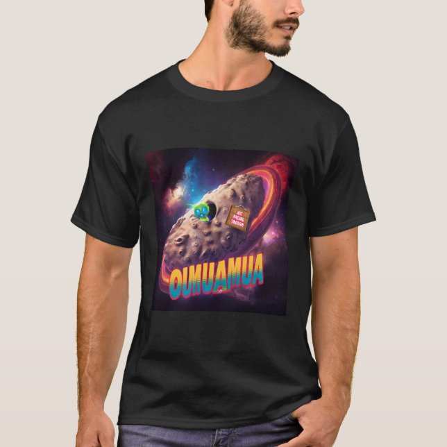 oumuamua bara passerar genom rymdkometen t shirt (Framsida)