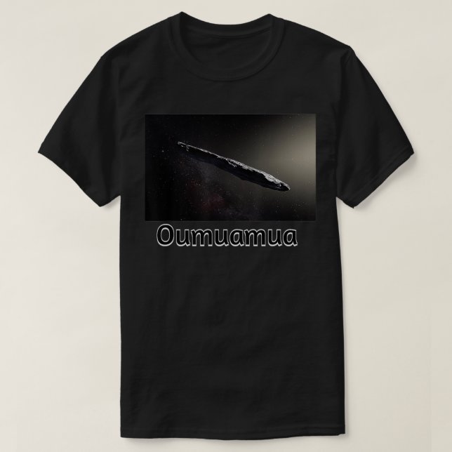 Oumuamua interstellar object Science Älskare gift T Shirt (Design framsida)