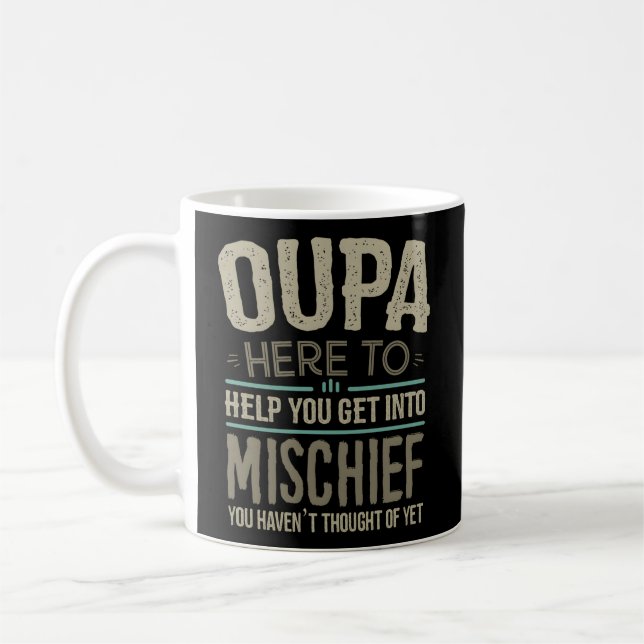 Oupa MisChief from Grandchildren Fars dag Oupa Kaffemugg (Vänster)