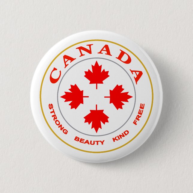 Our Canada Emblem Knapp (Framsida)