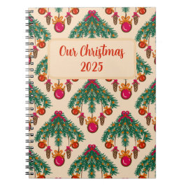 Our Christmas 2025 memories Spiral Photo Notebook Anteckningsbok