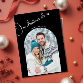 Our Christmas Cheer Couple love Holiday Card Julkort