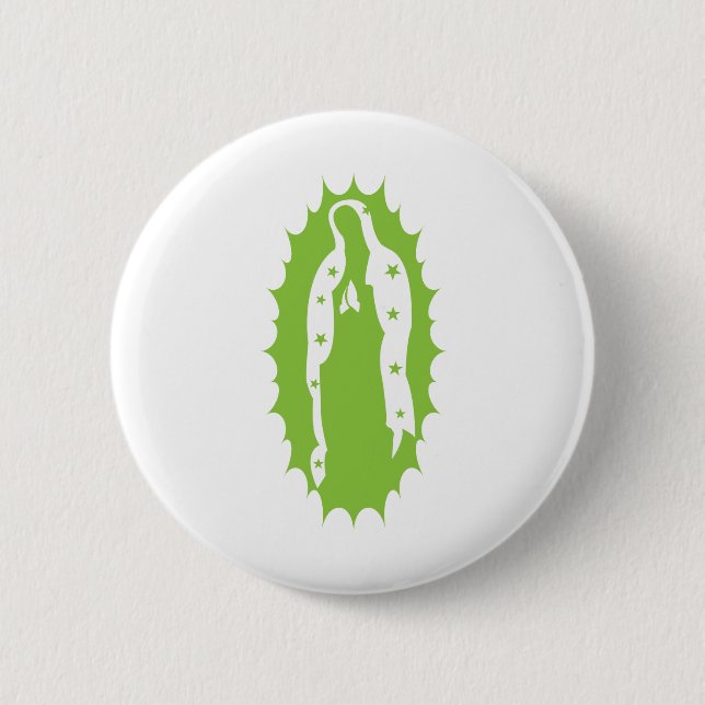 OUr Dam Guadalupe Modern lime green Knapp (Framsida)