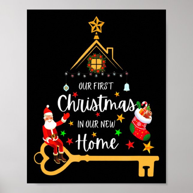 Our First Christmas In Our New Home Xmas  Poster (Framsidan)
