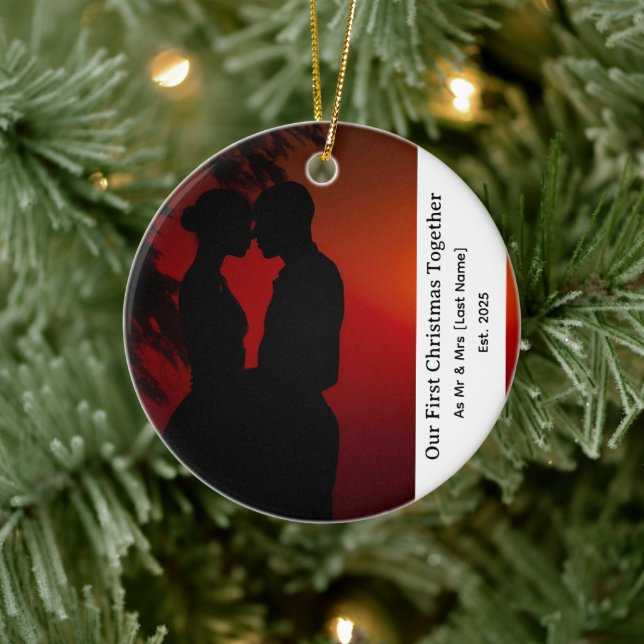 Our First Christmas Together Mr & Mrs Ornament (Träd)