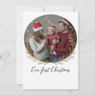 Our First Christmas Together – Personalized Julkort