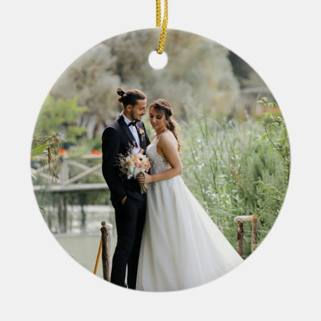 Our First Married Christmas Ornament | Newlywed  (Framsidan)