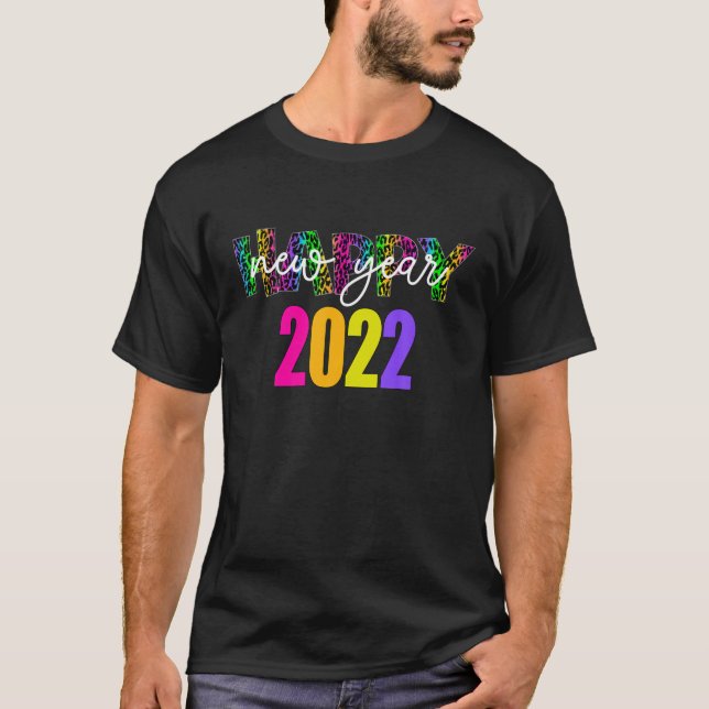 Our First New Year Together 2022 Gay Couple LGBT T Shirt (Framsida)