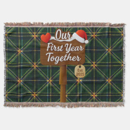 Our First Year Together 2025 Wooden Sign Filt