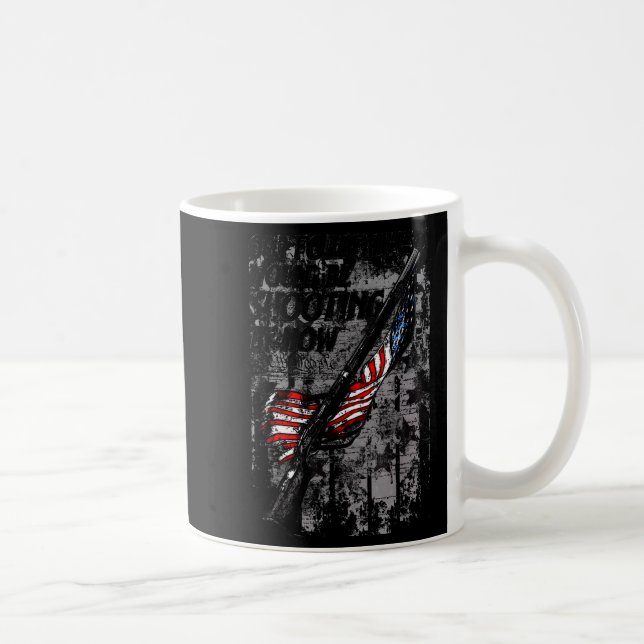 Our Forefathers Would Be Shooting By Now Usa Flag  Kaffemugg (Höger)