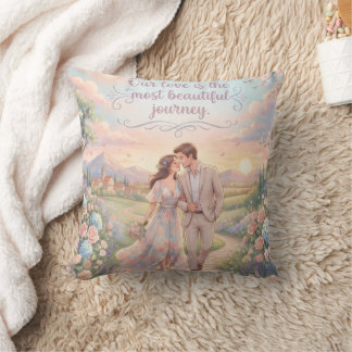 Our Future Beautiful Journey Throw Pillow | Romant Kudde