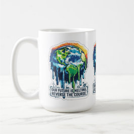Our Future is Melting | Global Warming Awareness Kaffemugg