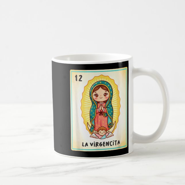 Our Lady Of Guadalupe La Virgencita Mexico For Kid Kaffemugg (Höger)