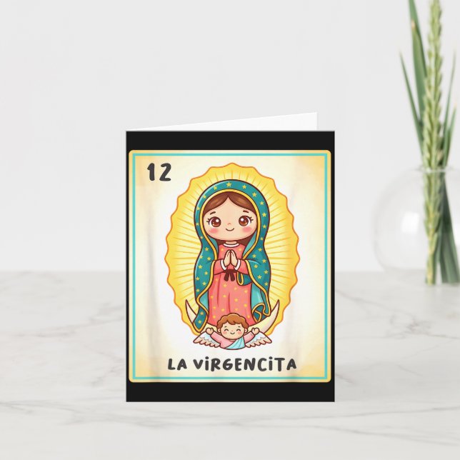 Our Lady Of Guadalupe La Virgencita Mexico For Kid Kort (Framsida)