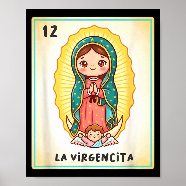 Our Lady Of Guadalupe La Virgencita Mexico For Kid Poster (Framsidan)