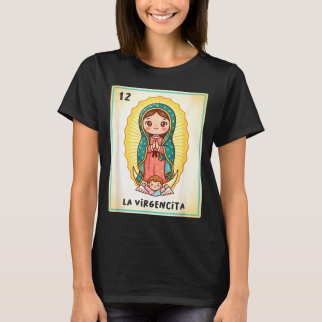 Our Lady Of Guadalupe La Virgencita Mexico For Kid T Shirt (Framsida)