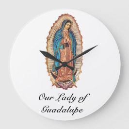 Our Lady of Guadalupe Miraculous Tilma Fine Art Stor Klocka