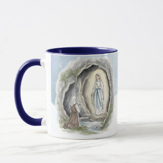 Our Lady of Lourdes, Catholic Mug Mugg