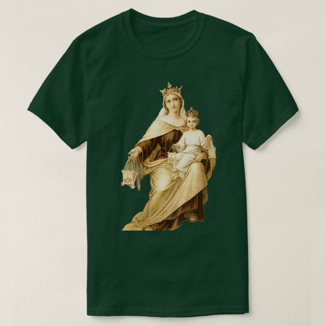 Our Lady of Mount Carmel T Shirt (Design framsida)