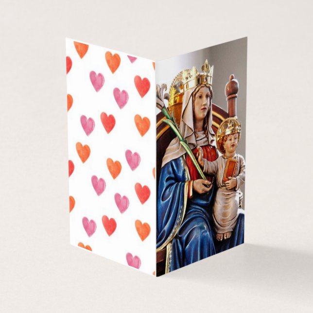 Our Lady of Walsingham Prayer Card Kort (Utsida)