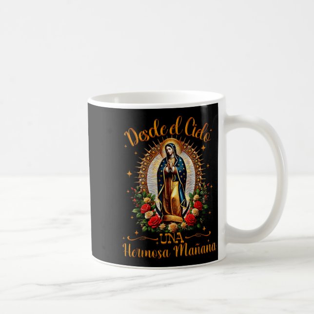 Our Lady Virgen De Guadalupe Saint Virgin Mary Nk  Kaffemugg (Höger)