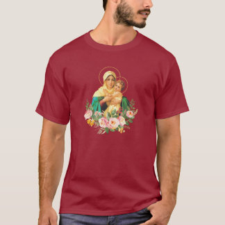 Our Lady Virgin Mary Refuge Sinners Catholic Saint T Shirt