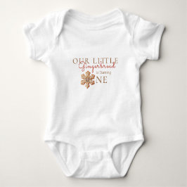 Our little Gingerbread Turning One T Shirt