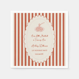 Our little meatball is turning one 1st Birthday  Pappersservett