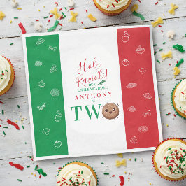 Our Little Meatball is Turning Two Birthday Party  Pappersservett