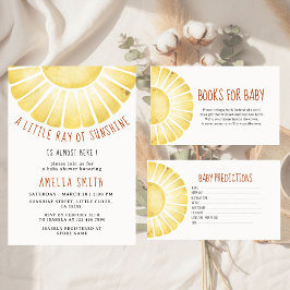 Our Little Ray of Sunshine Baby Shower Invitation Inbjudningar