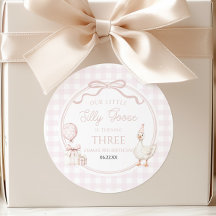 Our Little Silly Goose Pink Bow Birthday Party