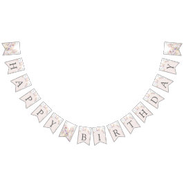 Our Little Wildflower 1st Birthday Banner Vimplar