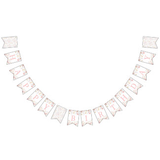 Our Little Wildflower Birthday Banner Vimplar